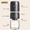 DERGUAM Electric Coffee Grinder, Updated Model Rechargeable Coffee Bean Grinder, Portable Compact Coffee Grinder with 0-40 Precision Thickness