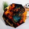 Rock Star Performance Umbrella 8-Frame for Travel, Camping, Casual Lightweight Portable Umbrella, Essential for Every Family Holidays Gift