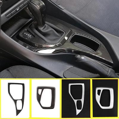 Moldura do Painel de Câmbio da Console do Carro em ABS Cobertura do Painel de Câmbio Moldura Encaixe Para BMW X1 E84 2010-2015 Acessórios Internos Automotivos