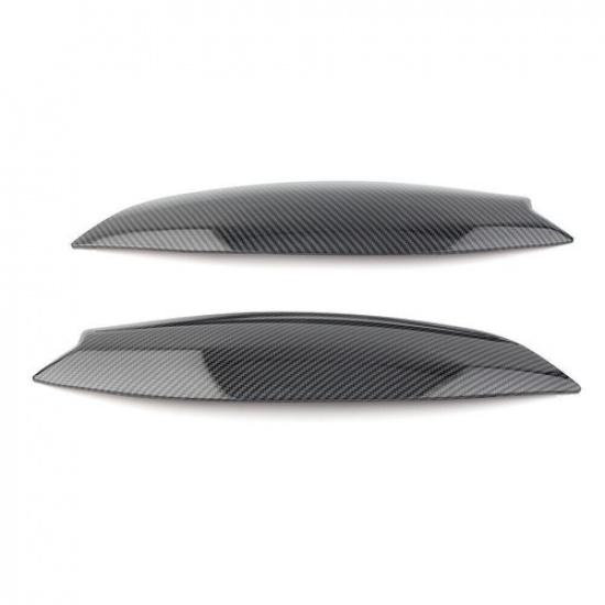 Carbon Fiber Pattern Headlight Eyebrow Cover For VW Golf 5 R32 MK5 2005-07