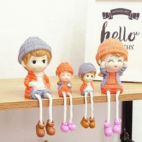 1 Set Hängende Beine Romantisches Paar Schauobjekt | Niedlicher Junge & Mädchen | Geschenk für Ihn/Sie, Heimdeko, Wohnzimmer, Schlafzimmer | Hochzeit