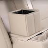 Car Storage Bin Waterproof Car Trash Can Multifunctional Faux Leather Automotive Caddy Organizer Car Interior Accessories For