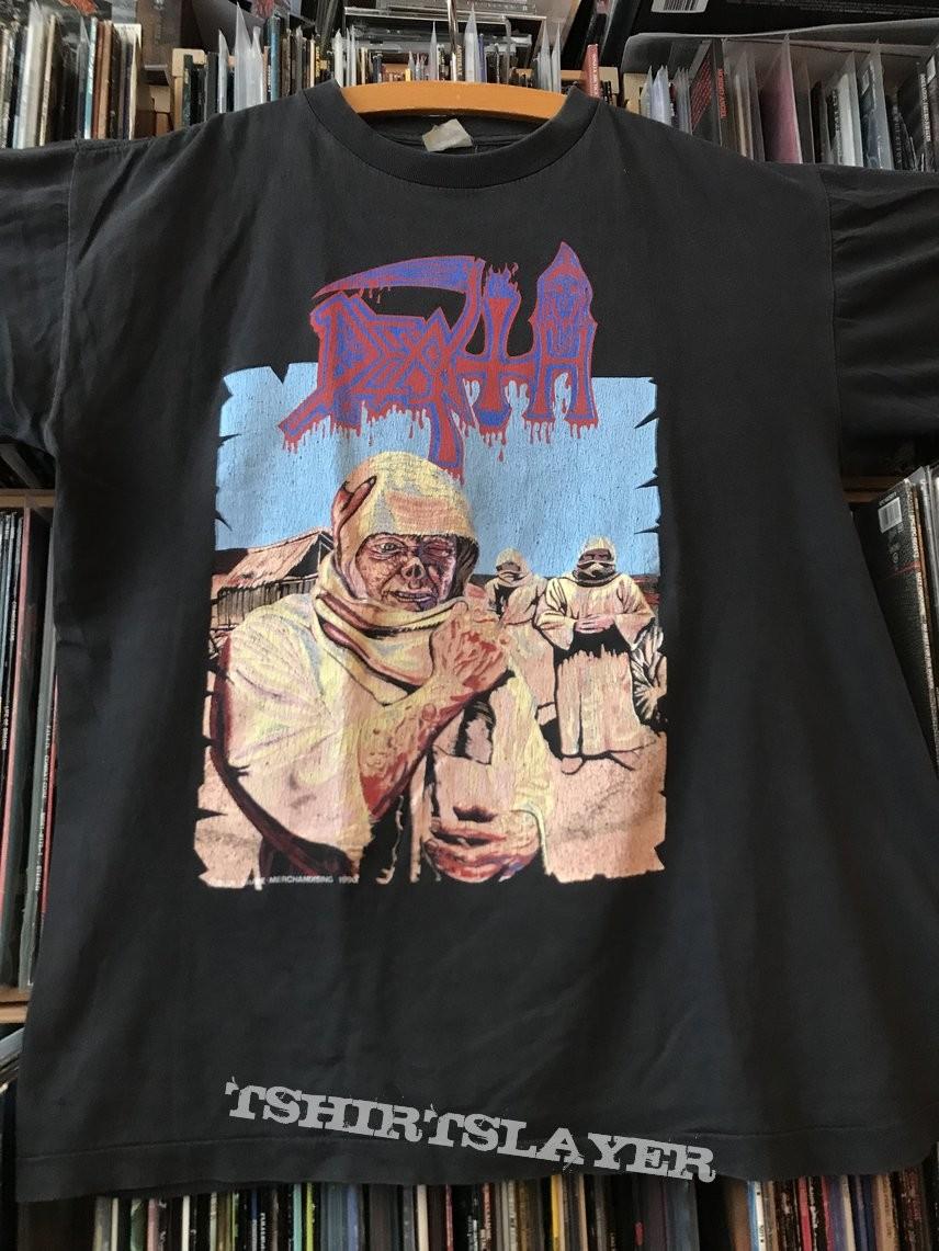 Death Leprosy Band Rock Tour Black short sleeve Unisex Shirt Reprint WA2103 Unisex T-Shirt L