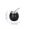 with Straw and Lid Portable Egg Cup Double Wall Tumbler Cup Argentine Yerba Mate Cup  Office