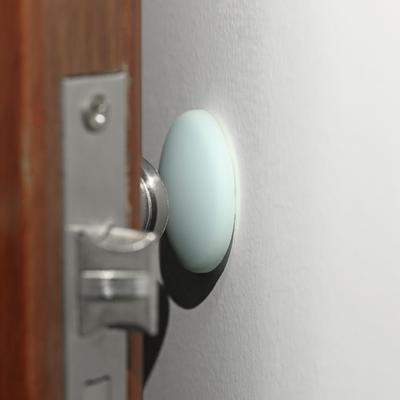 Protector de Pared de Goma Autoadhesivo Redondo Parachoques para Manija de Puerta Pegatina Antideslizante Amortiguador de Puerta Almohadilla Anticolisión Tope para Manija de Puerta