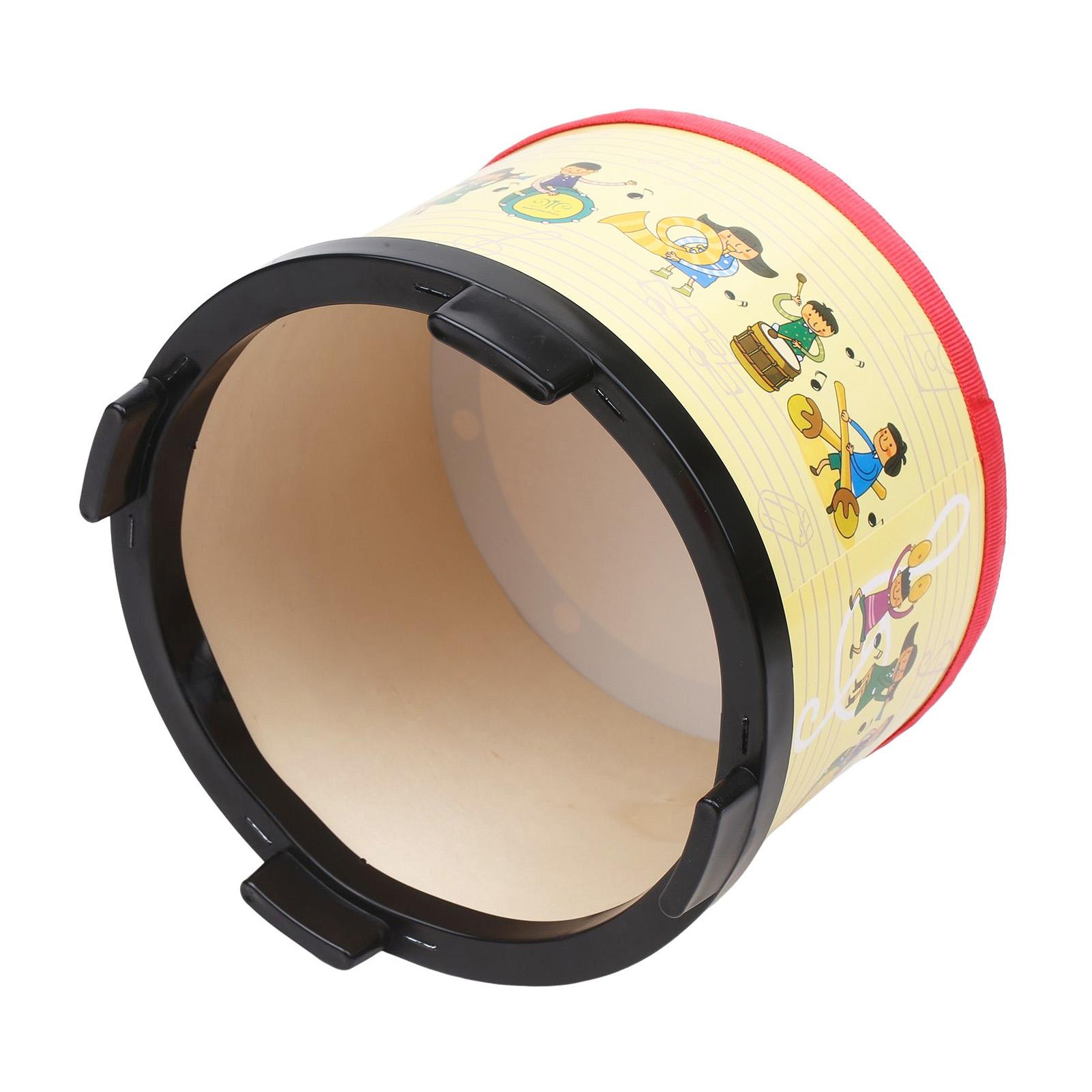 

8-дюймовый деревянный напольный барабан для собраний, клубный, карнавальный перкуссионный инструмент с 2 палочками для детей