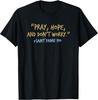 Padre Pio Catholic With Pray Hope And Dont Worry Cotton Tee
