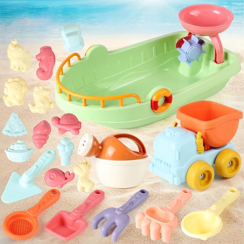 Colorful Sand Bucket Spade Baby Birthday Gifts Baby Sand Toy Shovel for Beach Kids Sand Games Tool Kids Beach
