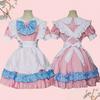 Charmantes und Elegantes Lolita-Kleid Maid-Uniform Outfit Mit Polster und Schürze