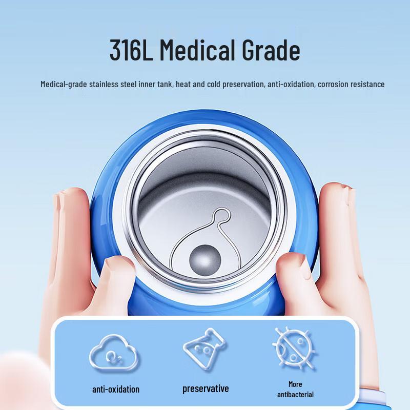 PAKCHOICE Smart Fingerprint Bluetooth Insulated Straw Cup for Kids