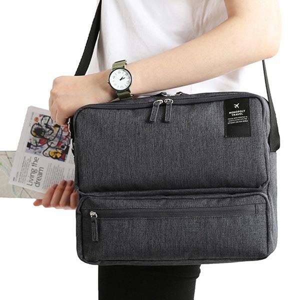 Buy Unisex Crossbody Bag Capacity Functional Laptop Shoulder Bags at