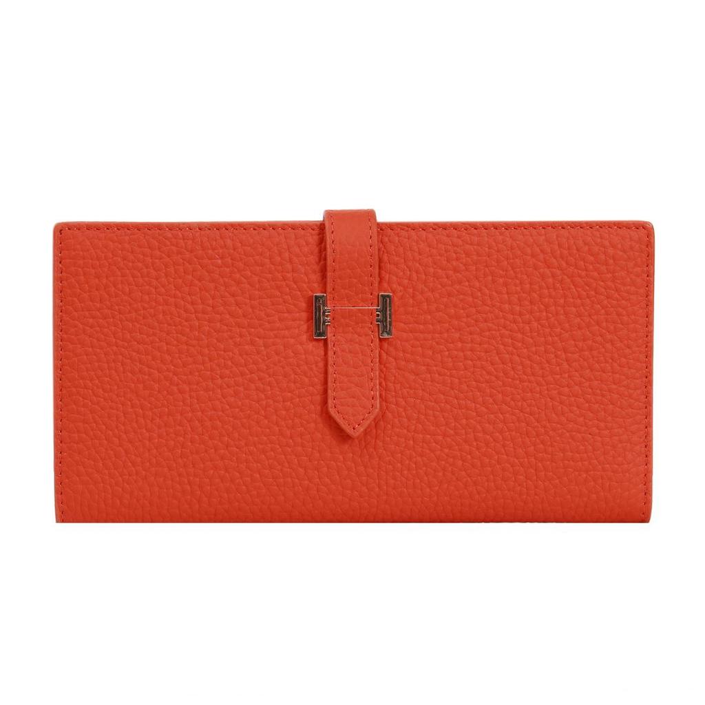 Ladies' Fashion Cowhide Wallet: Zipper Coin Purse and Clutch Bag – 2023 Japan, Europe, and America Collection.