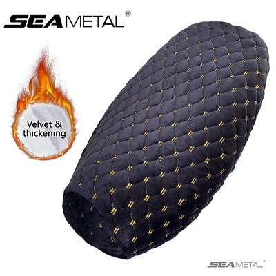 Ζεστό Βελούδινο Κάλυμμα Προστατευτικό Μαξιλαριού Σέλας Μοτοσικλέτας Χειμερινό Σφουγγαράκι Με Επένδυση Ματ Σέλας Ηλεκτρικό Πατίνι Παγκόσμιο Ανθεκτικό στη Φθορά Μαξιλαράκι