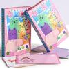 20Pcs Diy Rainbow Scratch Art Painting Kit For Kids Funny Diy Postcards Novelty Gift For Toddler Party Activities