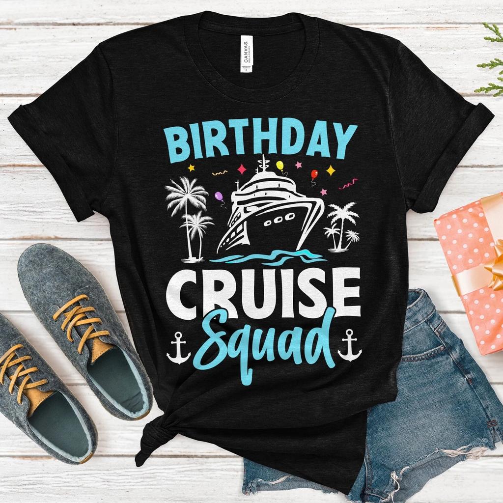 Birthday Cruise Squad T-Shirt, Cruise Squad 2026, Birthday Squad Shirt