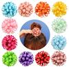 Ribbon Flower Hairpins Double Color Fashion  Hair Clips for Girls Princess Barrettes Handmade Headwear Hair Accessories