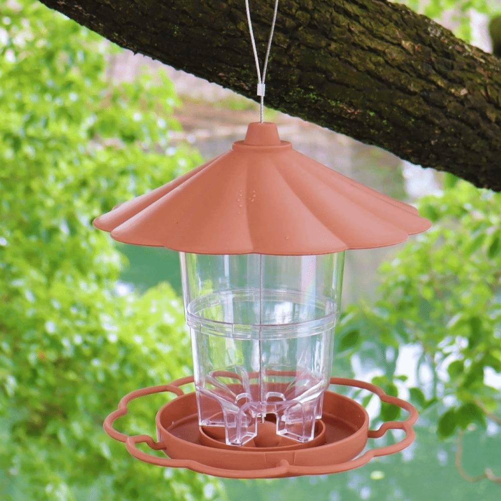 with Lanyard Hanging Wild Bird Feeder Folding Hummingbird Feeder Automatic Bird Feeder Backyard