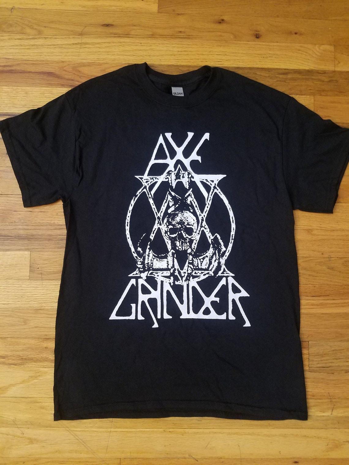Футболка Axegrinder axegrinder, измельчитель топоров, футболка, панк, панк-футболка, УНИСЕКС ФУТБОЛКА XL