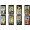 78 Golden Botticelli Tarot Cards for Fortune Telling, Includes Japanese Booklet "Pocket Manual