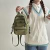 Schoolbag new high-value drawstring contrasting backpack large-capacity sports backpack schoolbag travel bag college style bag