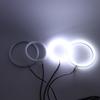 LED SMD Cotton Light Switchback Angel Eye Ring DRL Kit For BMW 3 Series E90 E91 2005 2006 2007 2008 Xenon Headlights