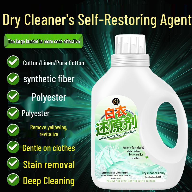 Powerful Stain and Yellowing Remover for White Clothes – Restores Brightness Without Rubbing or Bleach