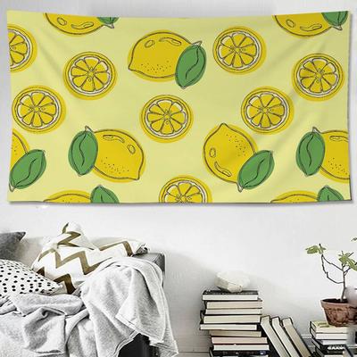 Fruit Lemon Art Pattern Colorful Tapestry Wall Hanging Bohemian Wall Tapestries Mandala Wall Art Decor