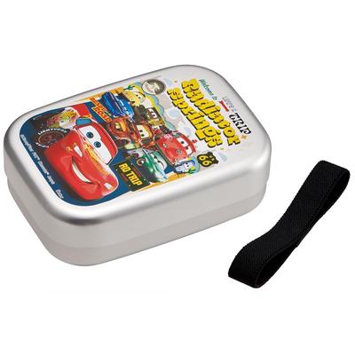 Skater Bento Box 370ml Aluminum Disney Cars 24 Aluminum Warm Ware Compatible for Children Made In Japan ALB5NV-A