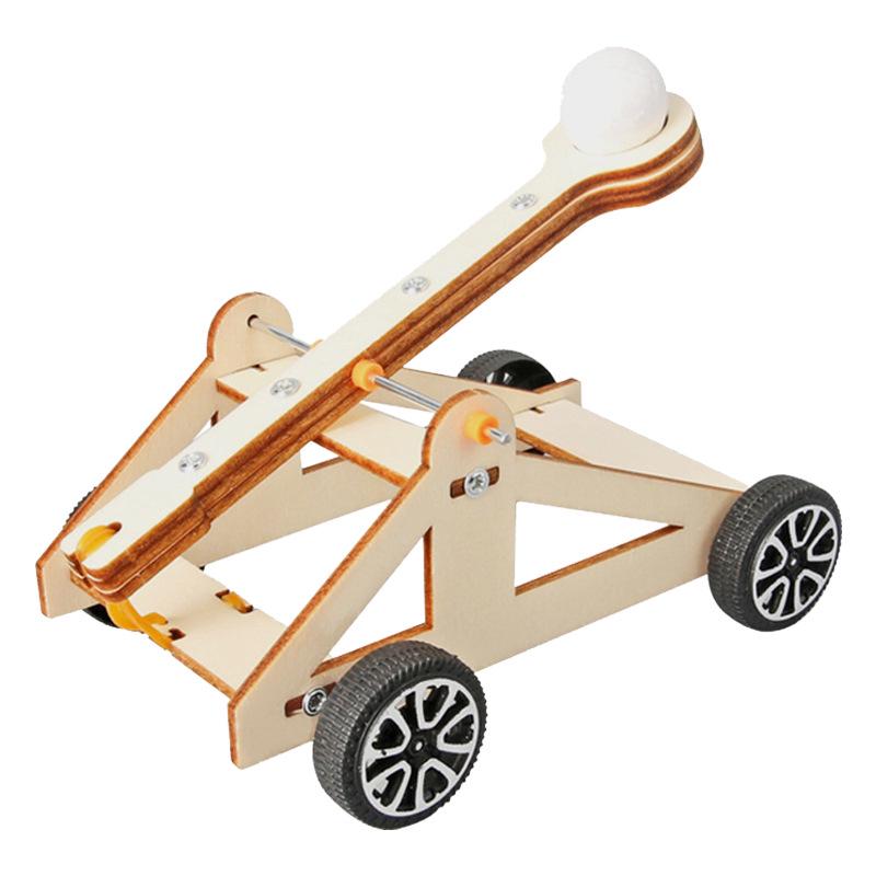 DIY Trebuchet Science Experiment Kit for Kindergarten - Handmade Educational Toy