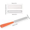 Stainless Steel Guitar Fret Files with Protective Gasket Guitar Grinding Tool