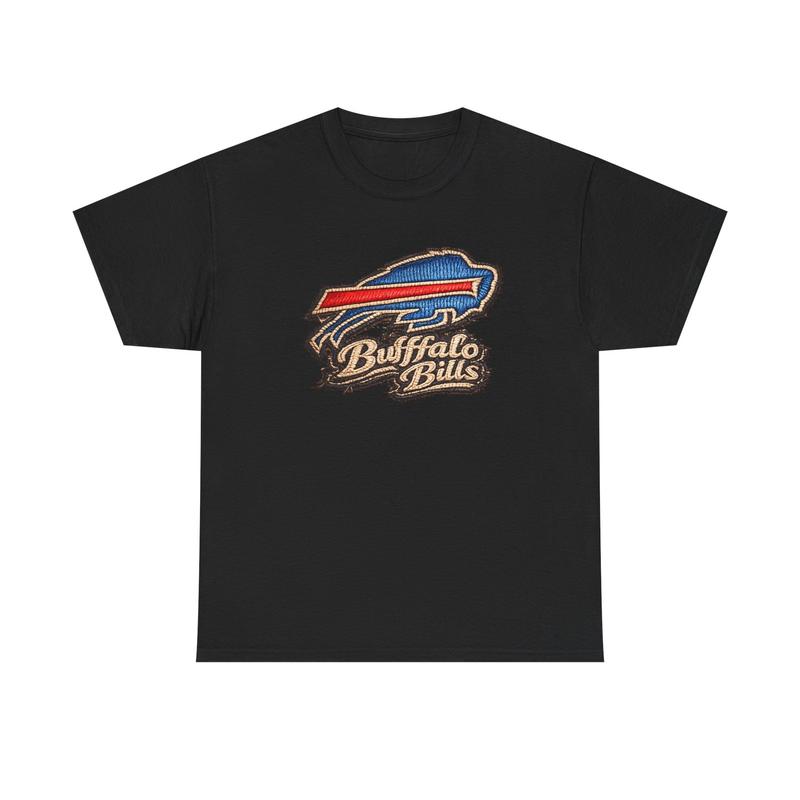 Buffalo Bills stitch logo Tee | Vintage distressed NFL Unisex T-Shirt XXL