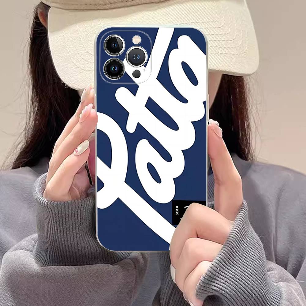 Fashion P-Patta Phone Case For IPhone 17 16 15 14 13 12 11 Pro Max Plus Soft Cover Personalized DIY