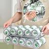 1/2 Tier Soda Can Dispenser Auto-Rolling Refrigerator Storage Rack Fridge Can Holder  Freezer