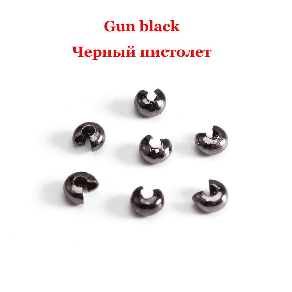 100pcs Open Crimp Beads Covers Crimp End Beads Stopper Spacer Beads For DIY Jewelry Making Findings Supplies quetschperlen