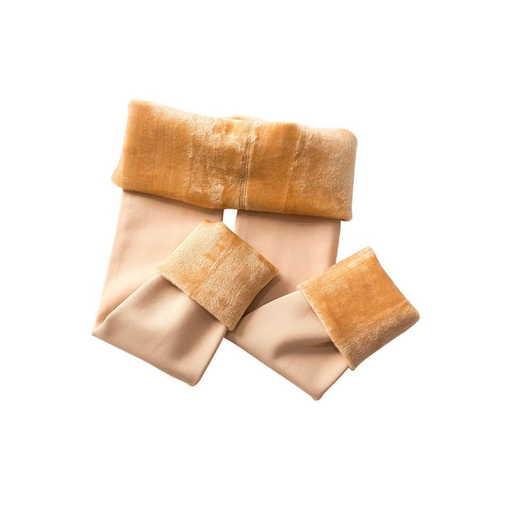 Ravena Plush, Hairy Warm Thick Pantyhose, Slimming Fit Socks, Skin Color