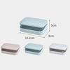 Case Simple Transparent Flap Drainage Box Bathroom Toilet Waterproof Soap  Box Dormitory  Travel Large Soap Dish Kawaii Bathroom