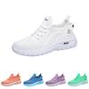 Lightweight Breathable Casual Sneakers for Women Flexible Slip-On Athletic Shoes with Knit Upper and Cushioned Sole for Everyday Wear