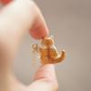 Vintage Cute Cartoon Cat Pendant Necklace For Women Retro  Jewelry Gifts