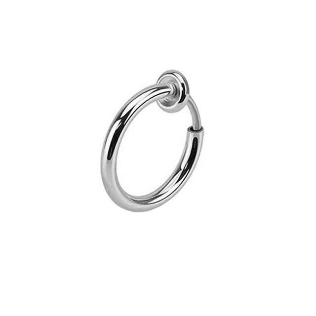 Fake Ohrringe, Nasenringe, Lippenringe & Ohrclips mit Feder zum Klemmen – Beliebter europäischer & amerikanischer grenzüberschreitender Schmuck