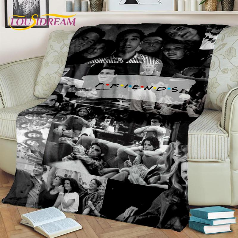 Classic Central Perk Friends TV Show Blanket,Soft Throw Blanket for Home Bedroom Bed Sofa Picnic Travel Office Cover Child Gift