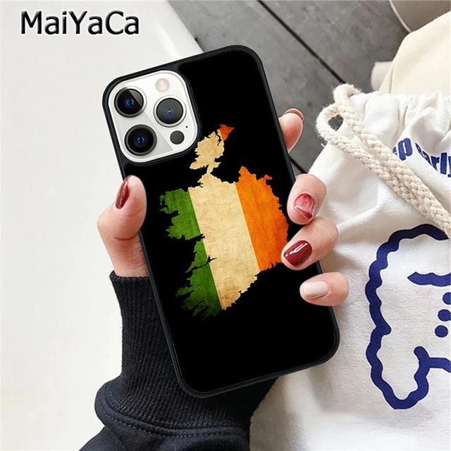 

Ireland Irish Flag Phone Case Cover For iPhone 17 Air 16 16e 15 plus 11 12 13 14 pro max coque iPhone 11pro max
