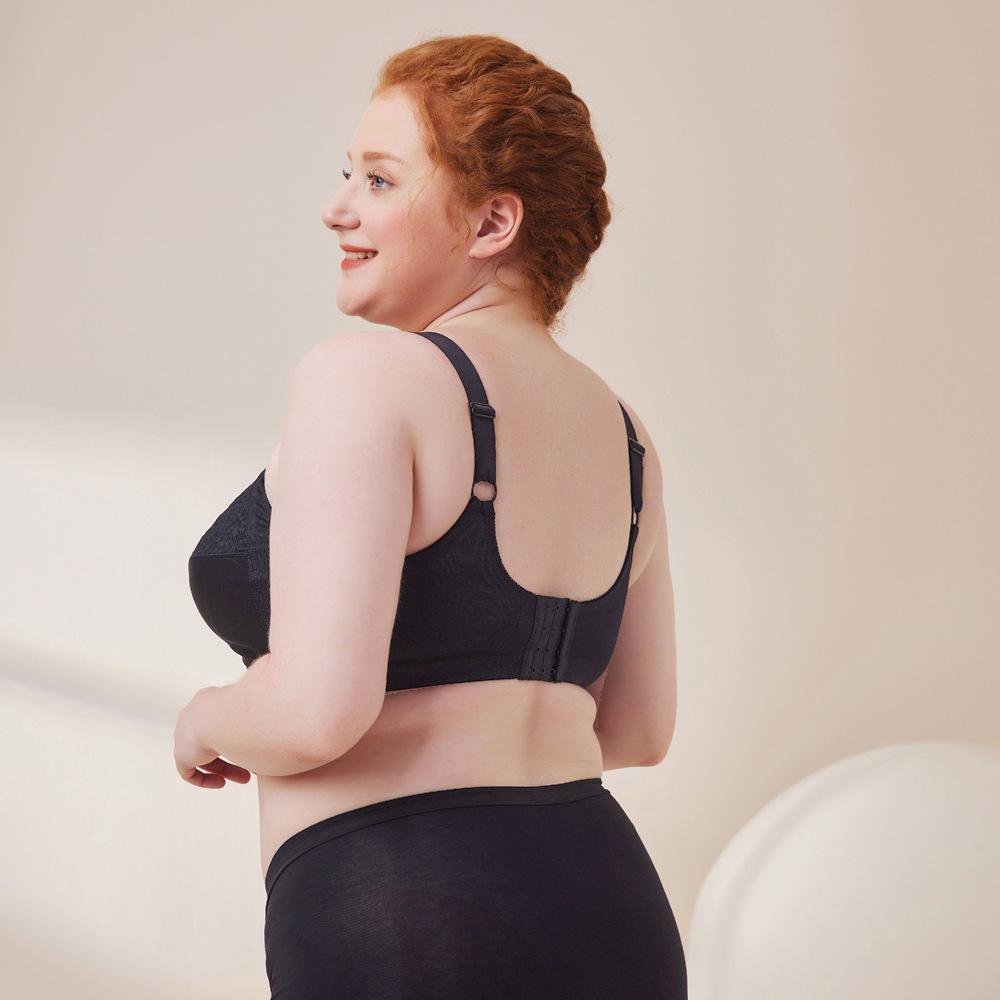 Large Size Bra Thin Breathable Large Cup No Sponge Underwear Large Chest Small No Wire Bra