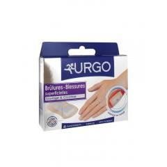 Urgo Premiers Soins Brûlures Blessures Superficielles Pansement Stérile 5 x 7cm 6 unités