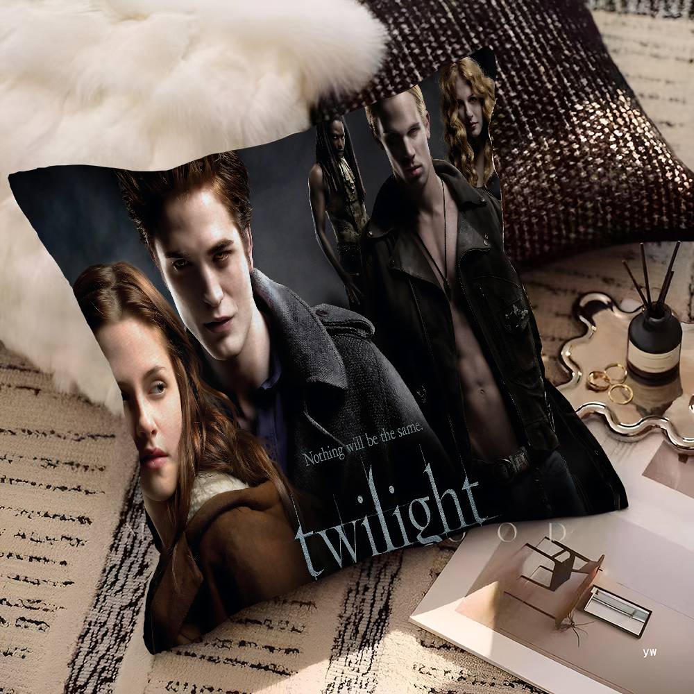 Movie Twilight Cushion Cover Car Throw Pillow Case For Sofa Car Christmas Gift 40X40Cm 45X45Cm