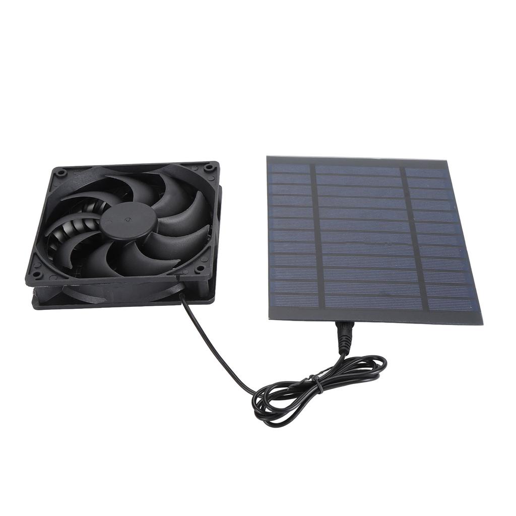 Wentylator wyciągowy 6W 12V Oszczędność energii z polikrystalicznym panelem słonecznym Wentylator słoneczny do wentylacji kurników