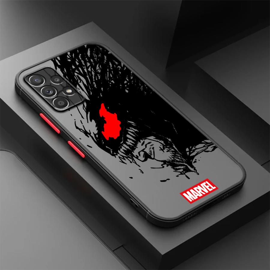 Marvels Spider-Man Venom Case for Samsung Galaxy A16 A52S A72 A53 A35 A14 A23 A15 A54 A17 A52 A34 A36 A73 A33 A56 A55 Phone