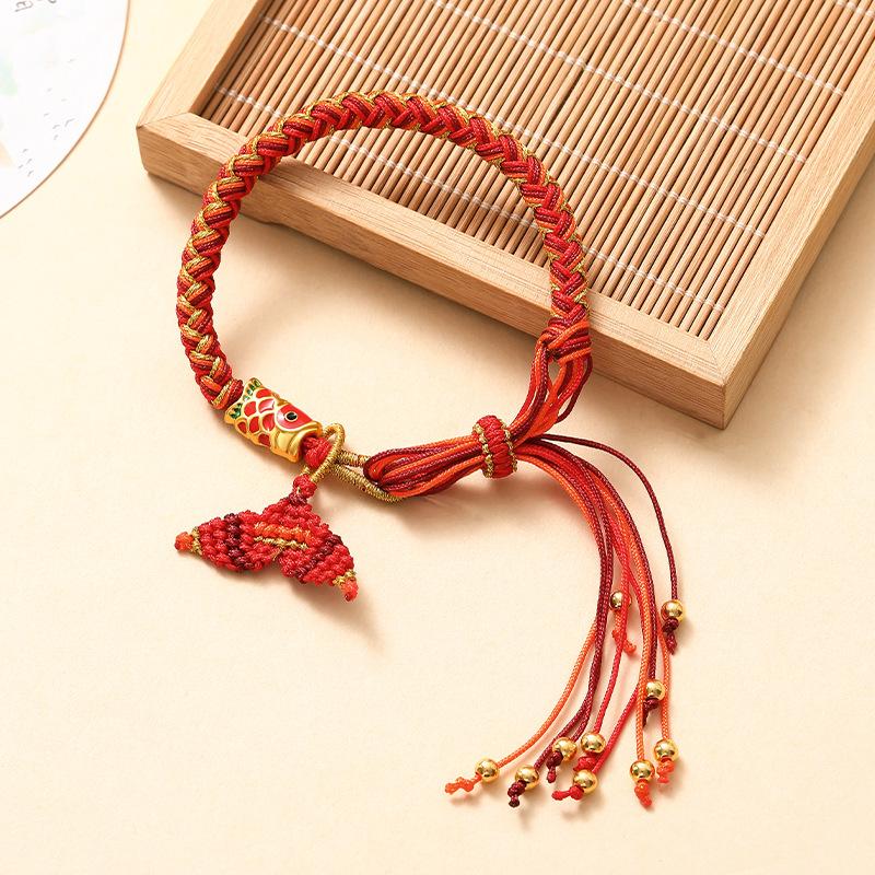 Reincarnation Dragon Boat Festival Koi Bracelet: Graduation Gift for Exam Success