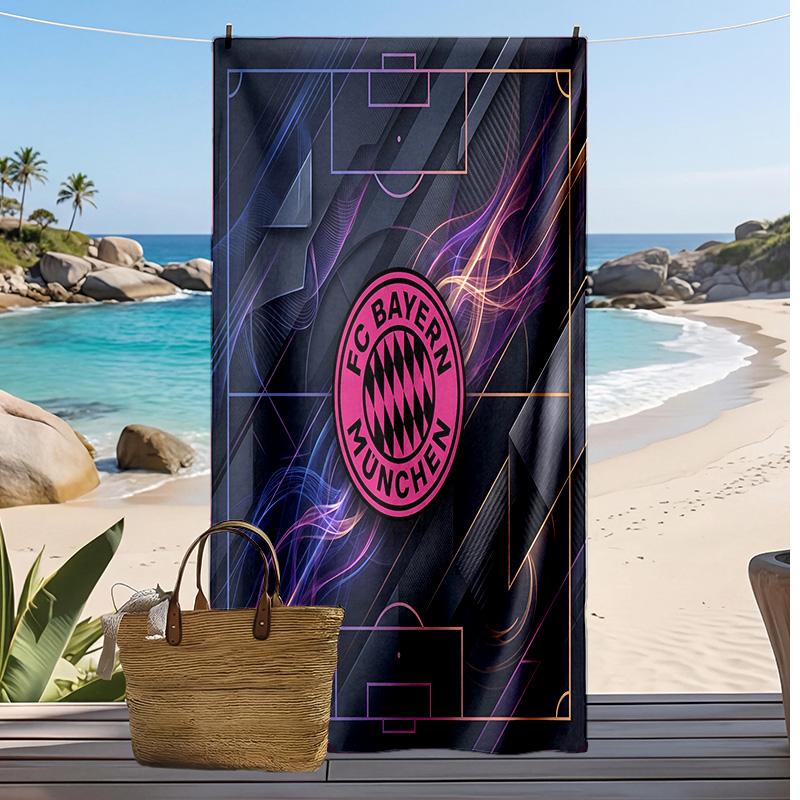 Bayern Munich Printed Beach Towel Quick Dry Soft TowelPortable Large Rectangular Beach Blanket for Travel Swimming Pool