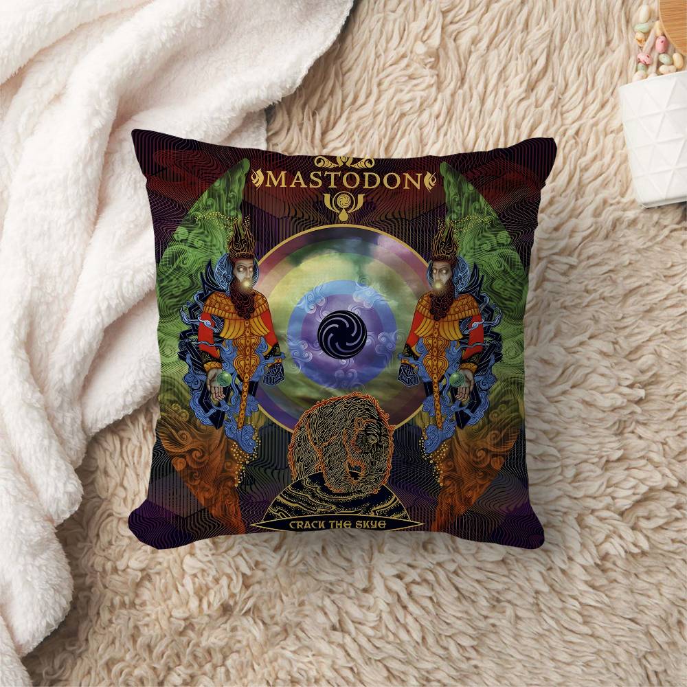 Band Mastodon Leviathan Cushion Cover Pillowcase Upholstery Sofa Throw Pillow Home Decor Pillowcas