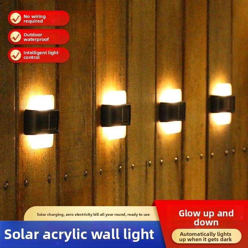 Outdoor Wall Lamps, Waterproof, for Villas, Outdoor Creative, Simple Design, Courtyard, LED, Corridor, Stairs, Terrace, Hotel Balcony, Wall Lamps